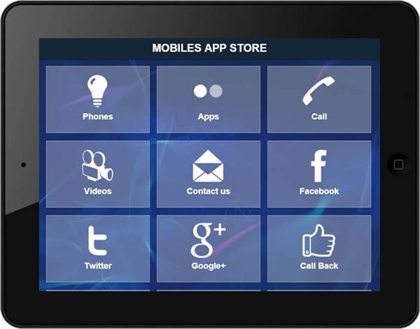 Mobile App Tablet